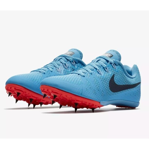 NIKE Zoom Rival M8 Track Spikes  Women's Size 12  NWOB  Blue 806559 Multi-Use - Picture 9 of 9